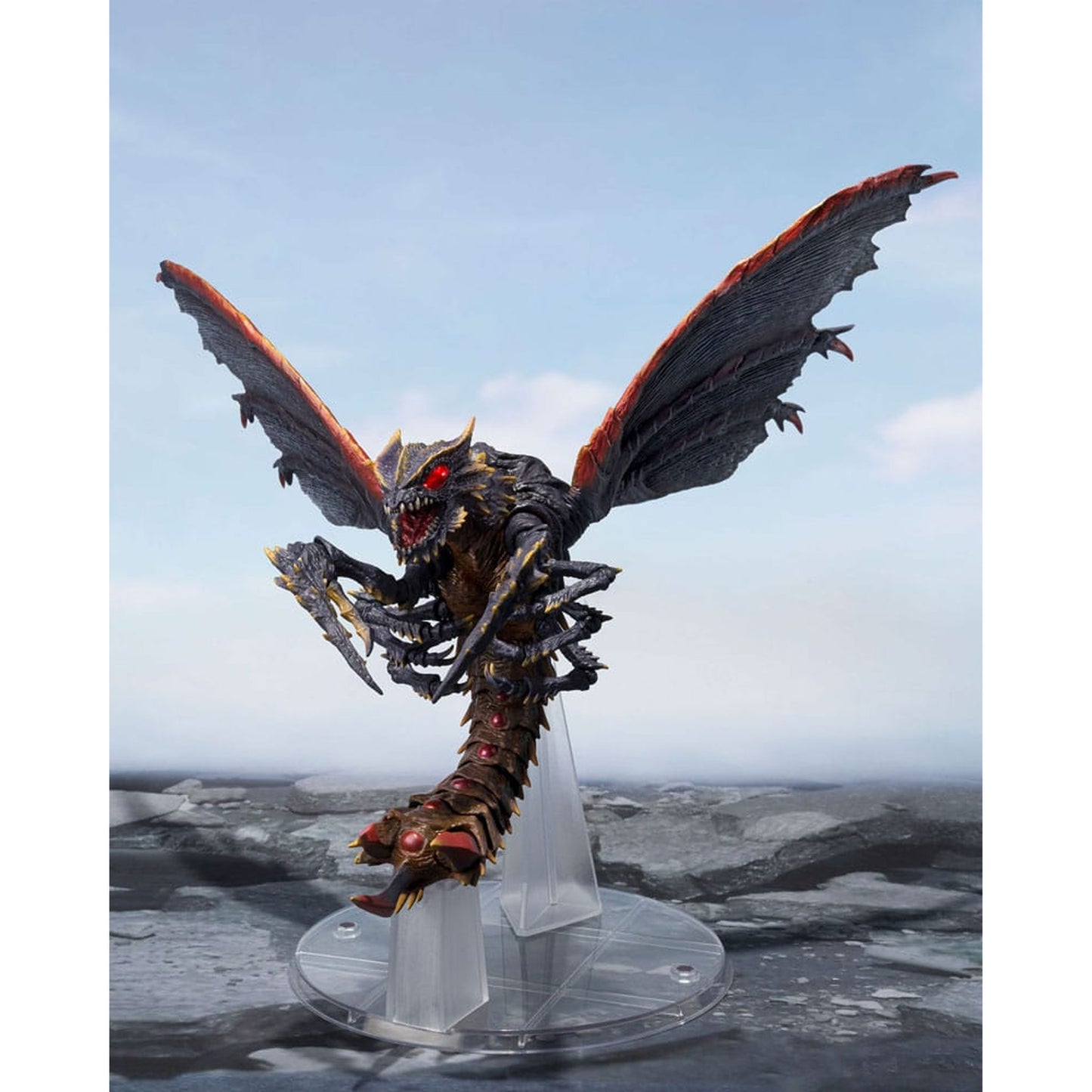 Godzilla S.H. Monster Arts Action Figure Megaguirus Evolution Set