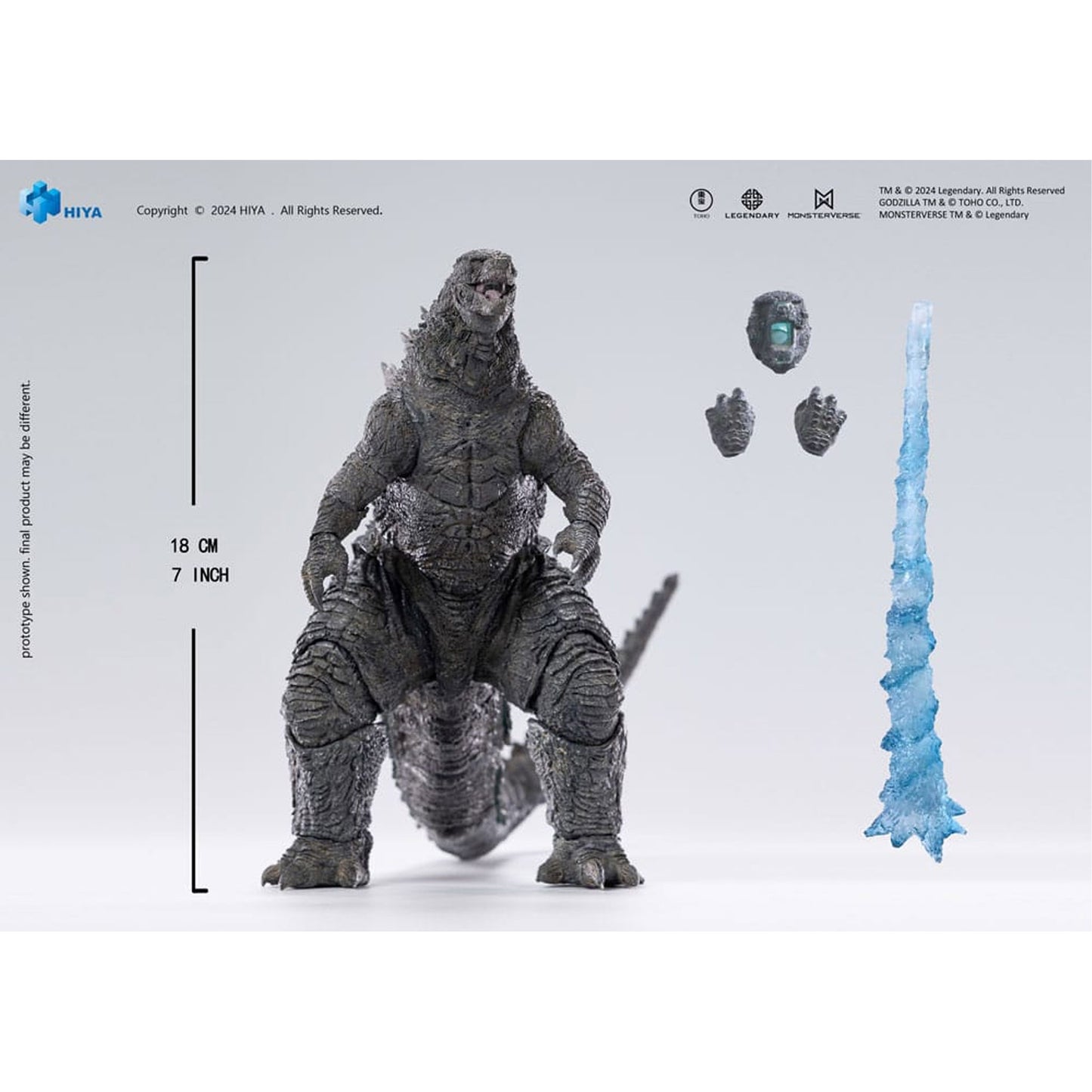 Godzilla vs. Kong 2001 Exquisite Basic+ Heat Ray Godzilla