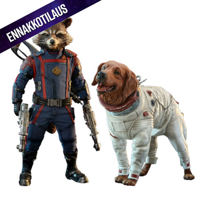 Guardians of the Galaxy Vol. 3 Movie Masterpiece 1/6 Rocket & Cosmo -Action Figuuri