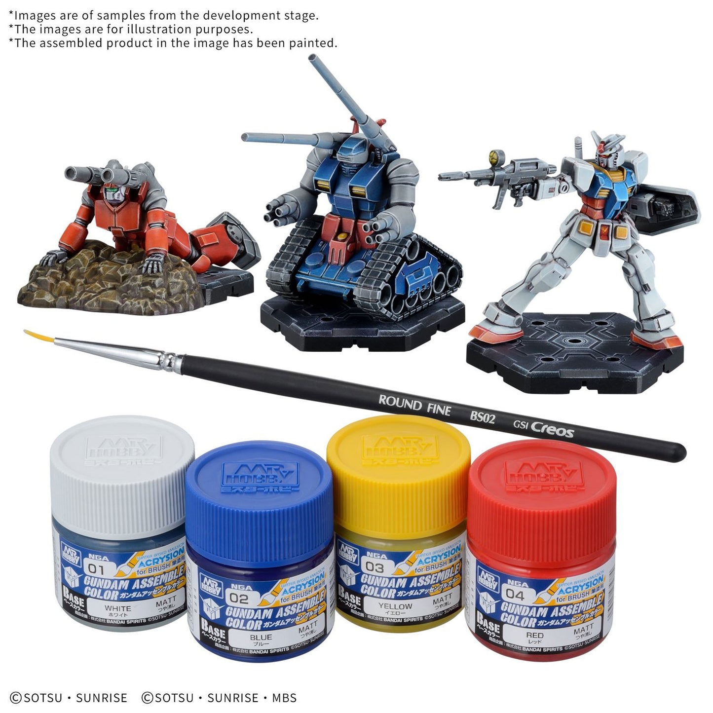 Gundam Assemble Paint Pack 01 -Model Kit