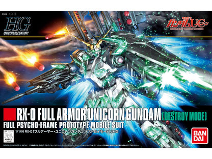 HGUC Full Armor Unicorn Gundam (Destroy Mode) 1/144 -Model kit