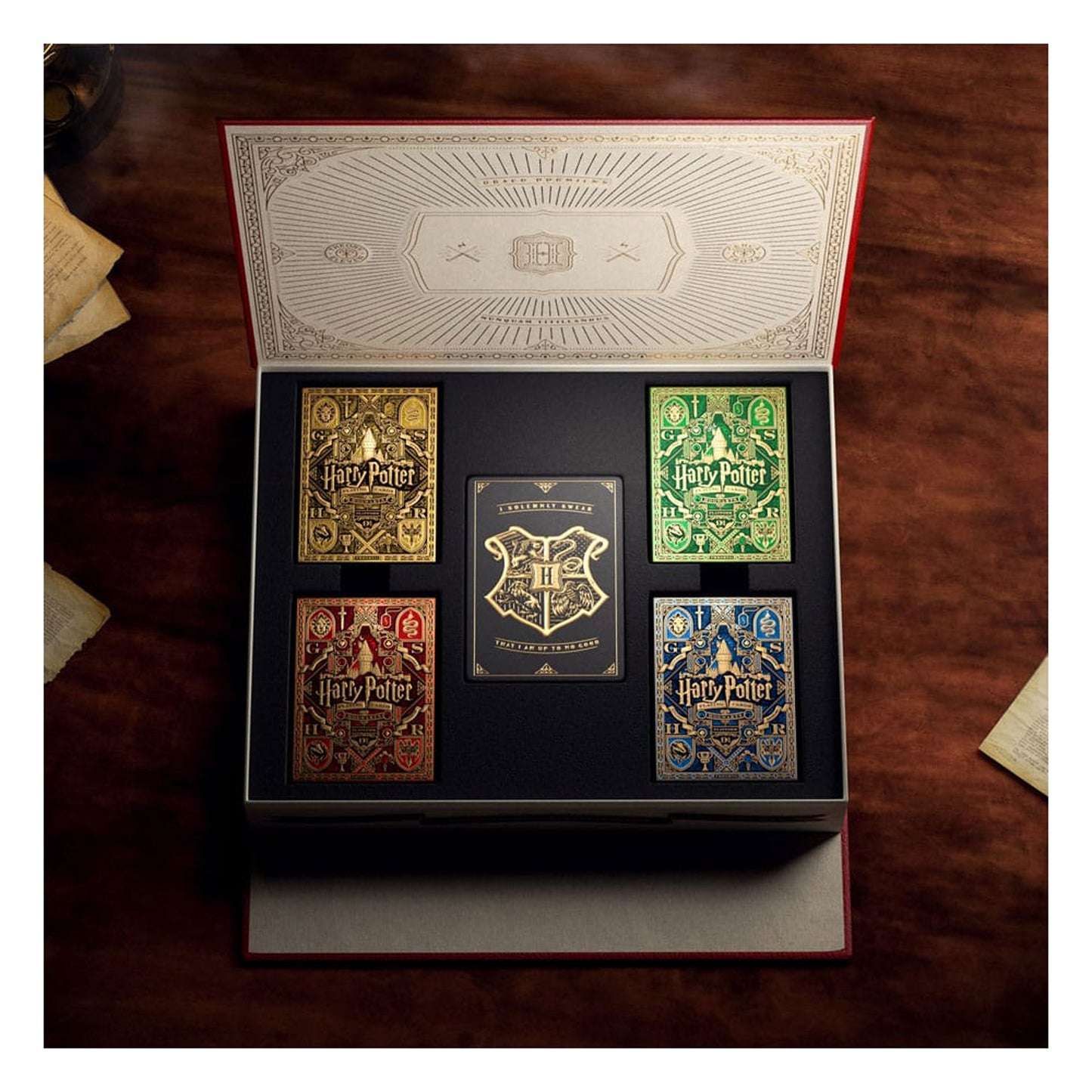 Harry Potter Playing Cards Box Set (4 Decks)