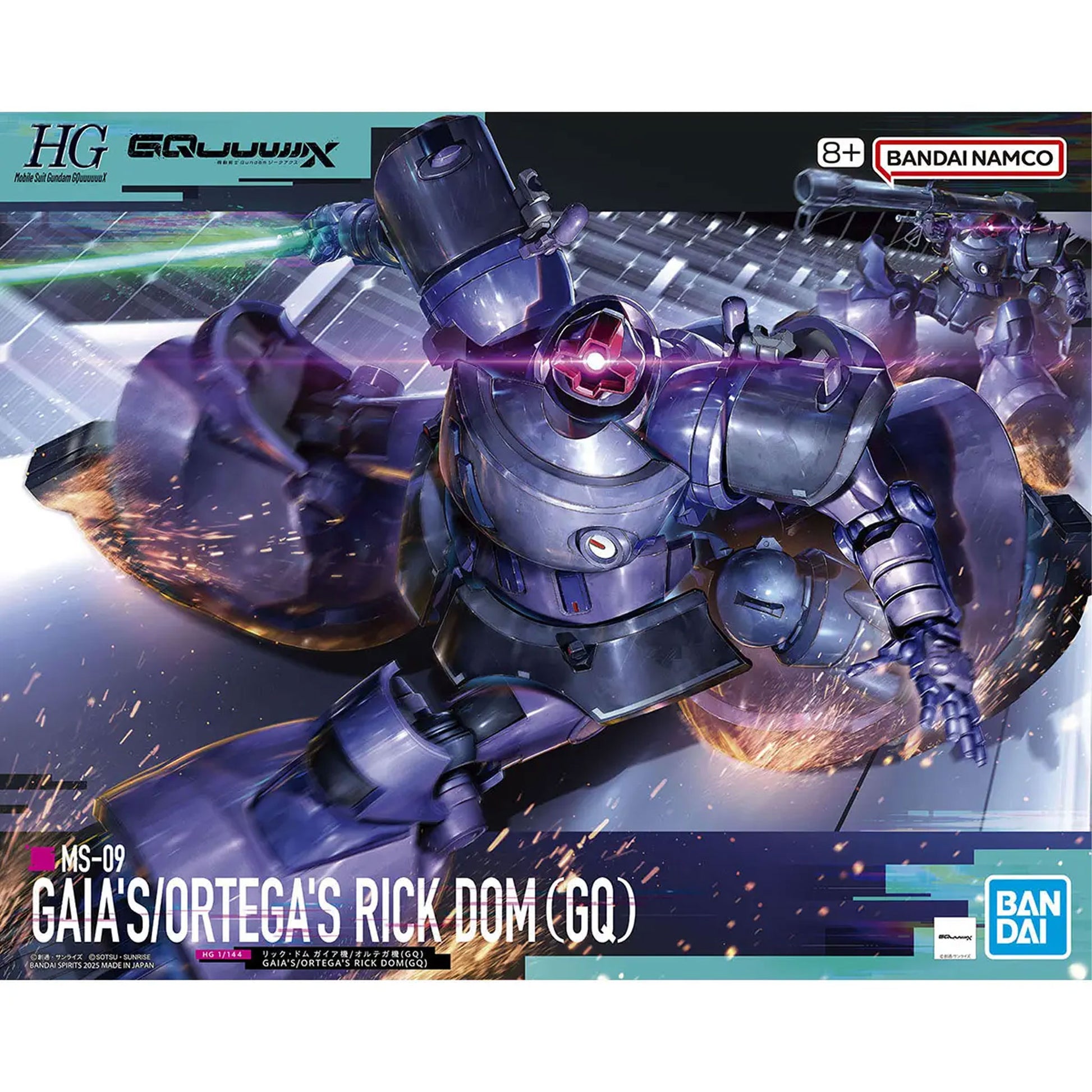 Hg Gaia Ortega Rick Dom 1/144 -Model Kit