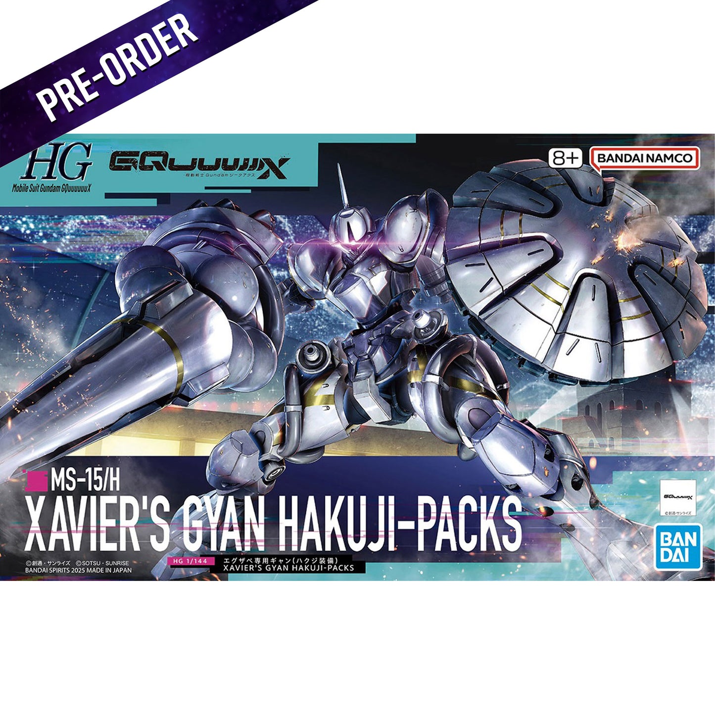 Hg Gyan Hakuji Pack Xavier 1/144 -Model Kit