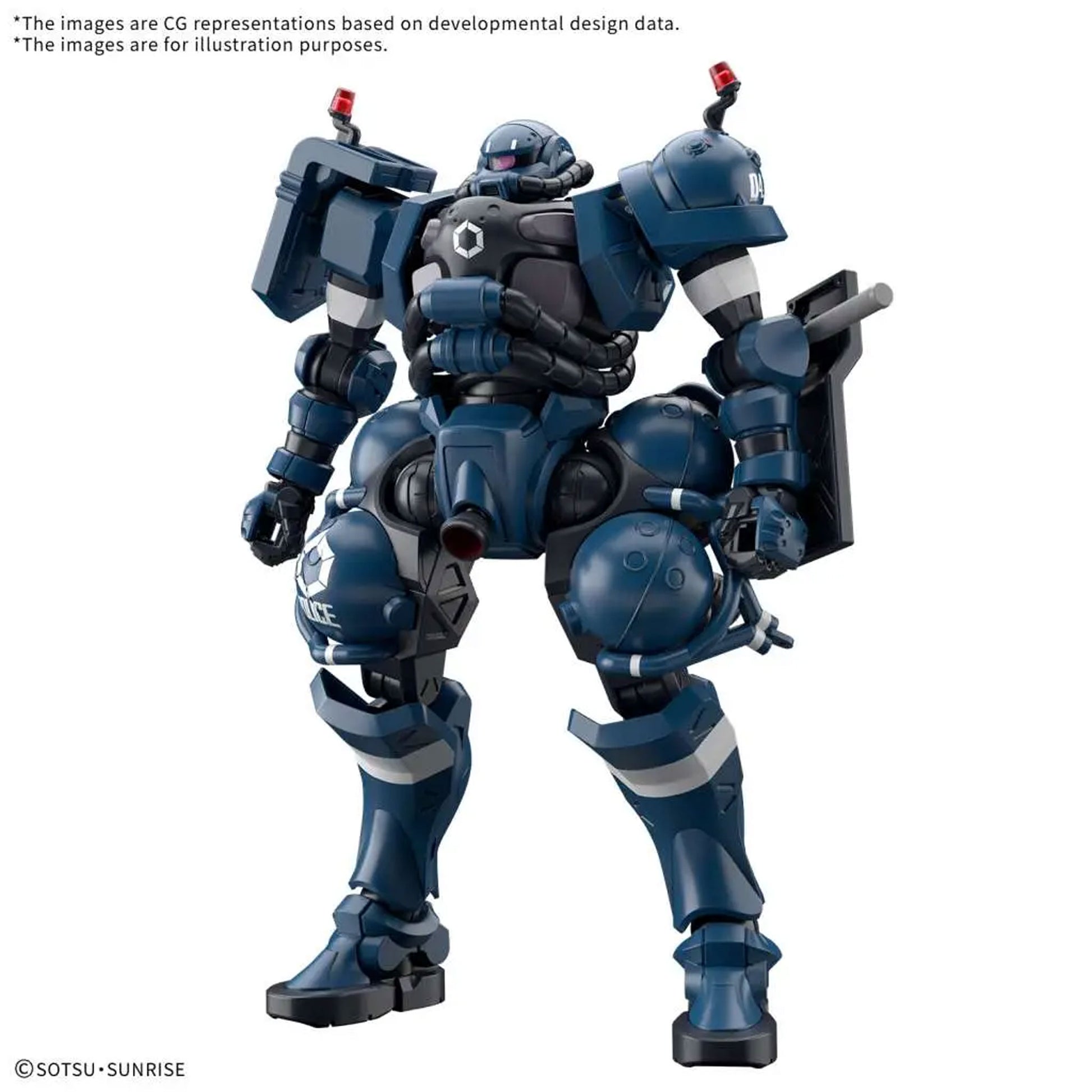 Hg Police Zaku 1/144 -Model Kit