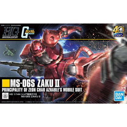 Hg Zaku II Ms-06s 1/144 -Model kit