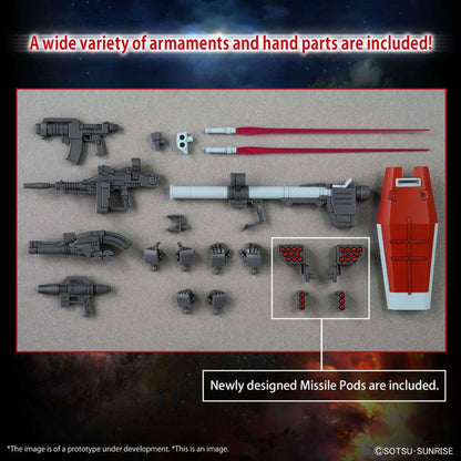 Hg Gm Shoulder Cannon / Missile Pod 1/144 -Model kit