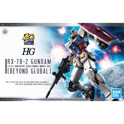 Hg Rx-78-2 Gundam Beyond Global 1/144 -Model kit