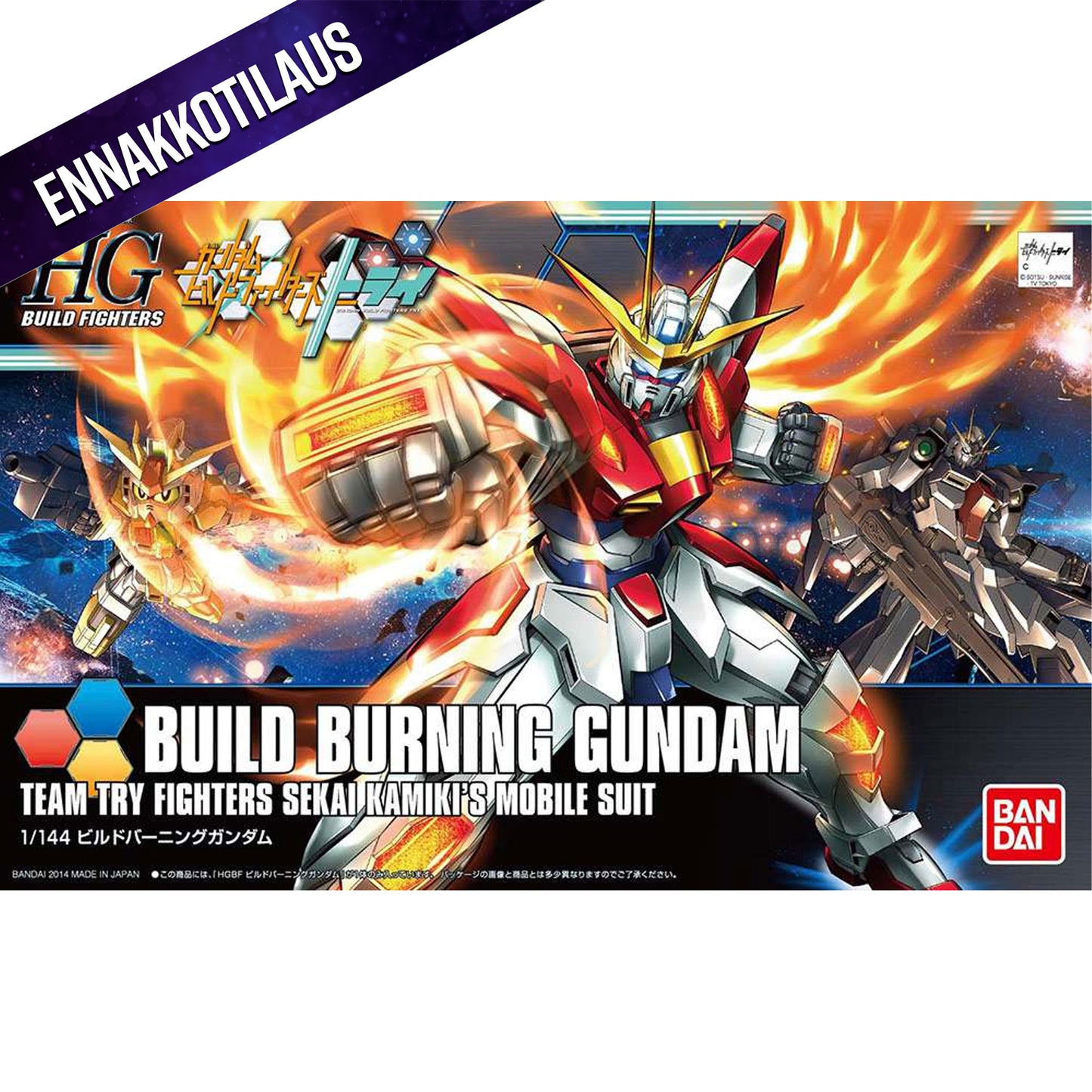 Hgbf gundam build burning 1/144