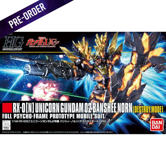 HGUC Unicorn Gundam Banshee Norn (Destroy Mode) 1/144 -Model Kit