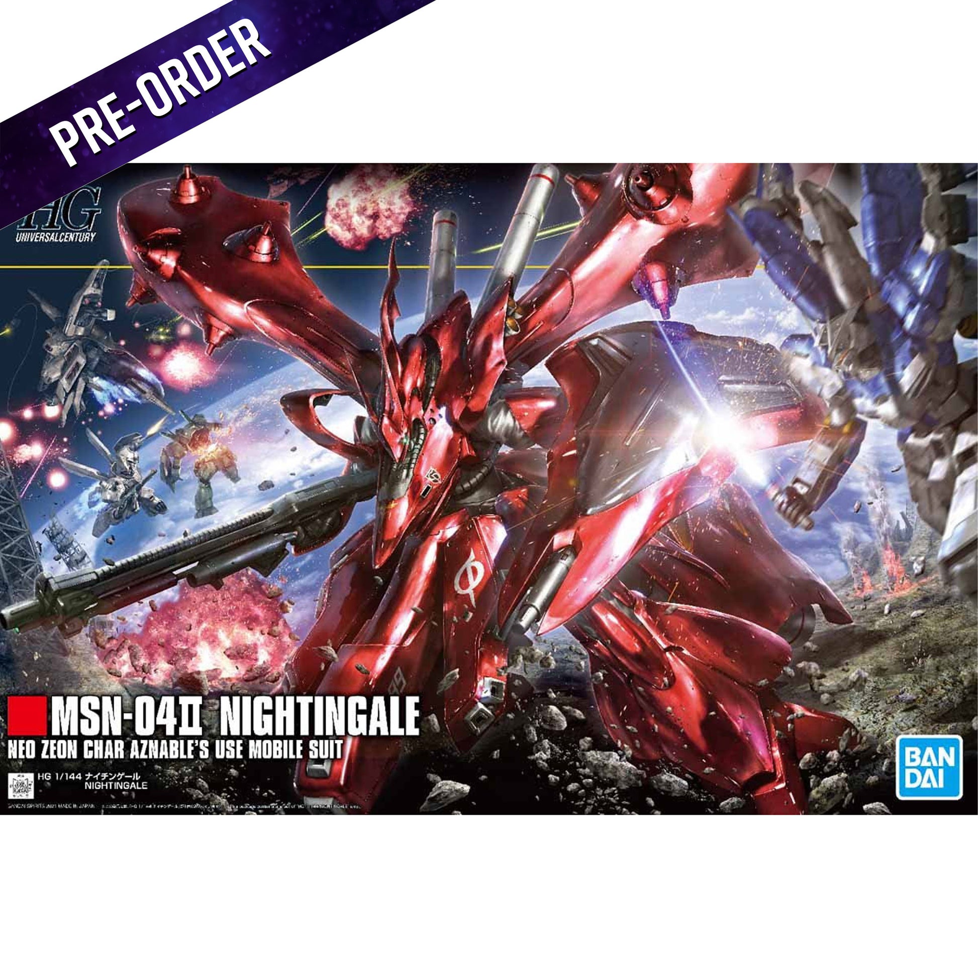 Hguc Nightingale 1/144 -Model Kit