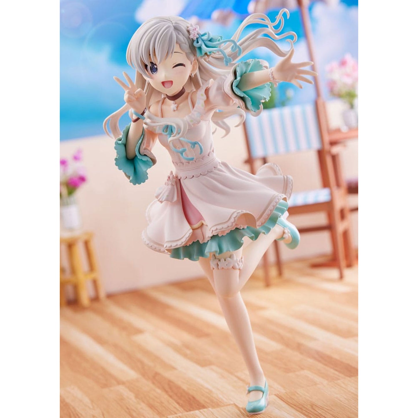 Idolmaster Cinderella Girls 1/7 Hayate HIsakawa [O-Ku-Ri-Mo-No Sunday ! ]+