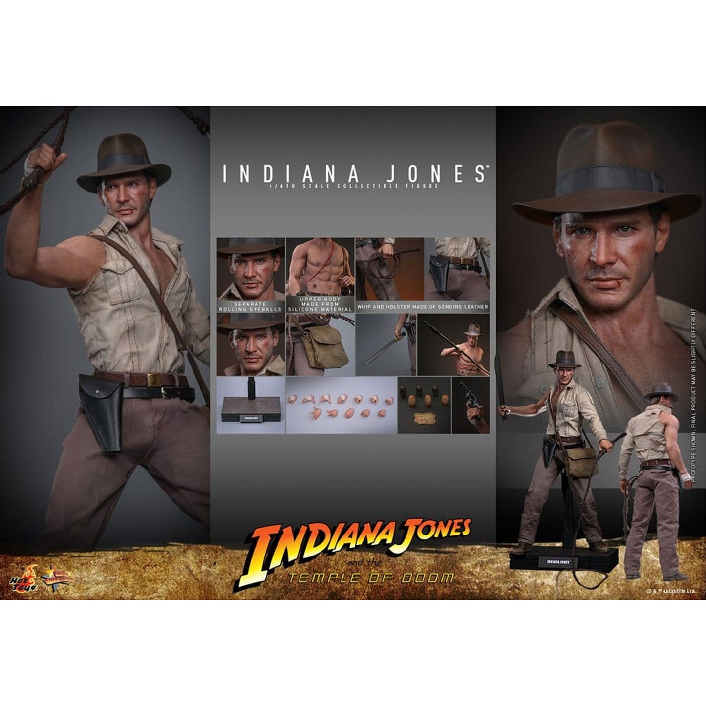 Indiana Jones Movie Masterpiece 1/6 Indiana Jones -Action Figure