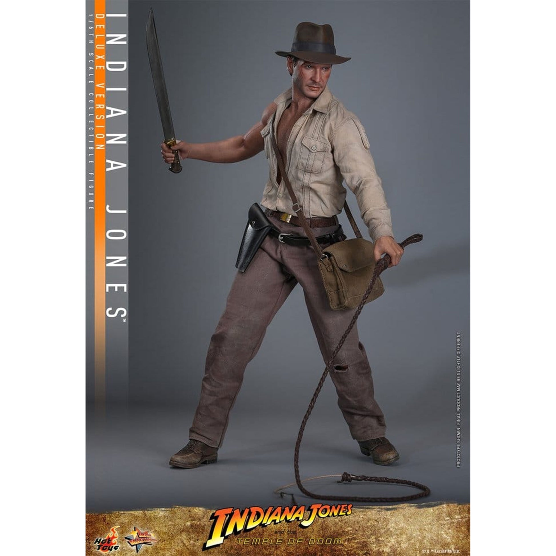 Indiana Jones Movie Masterpiece 1/6 Indiana Jones (Deluxe Version) -Action Figure