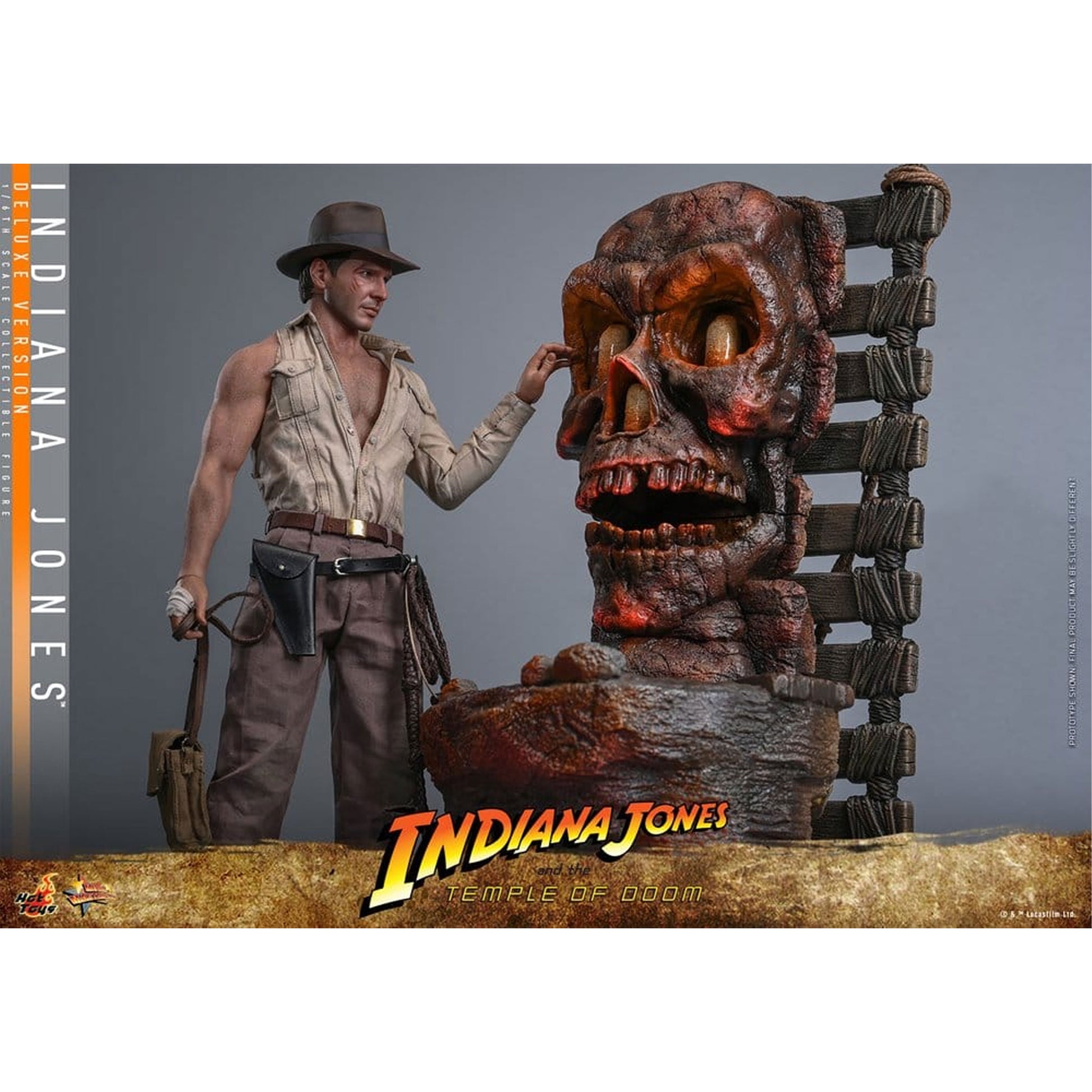 Indiana Jones Movie Masterpiece 1/6 Indiana Jones (Deluxe Version) -Action Figure
