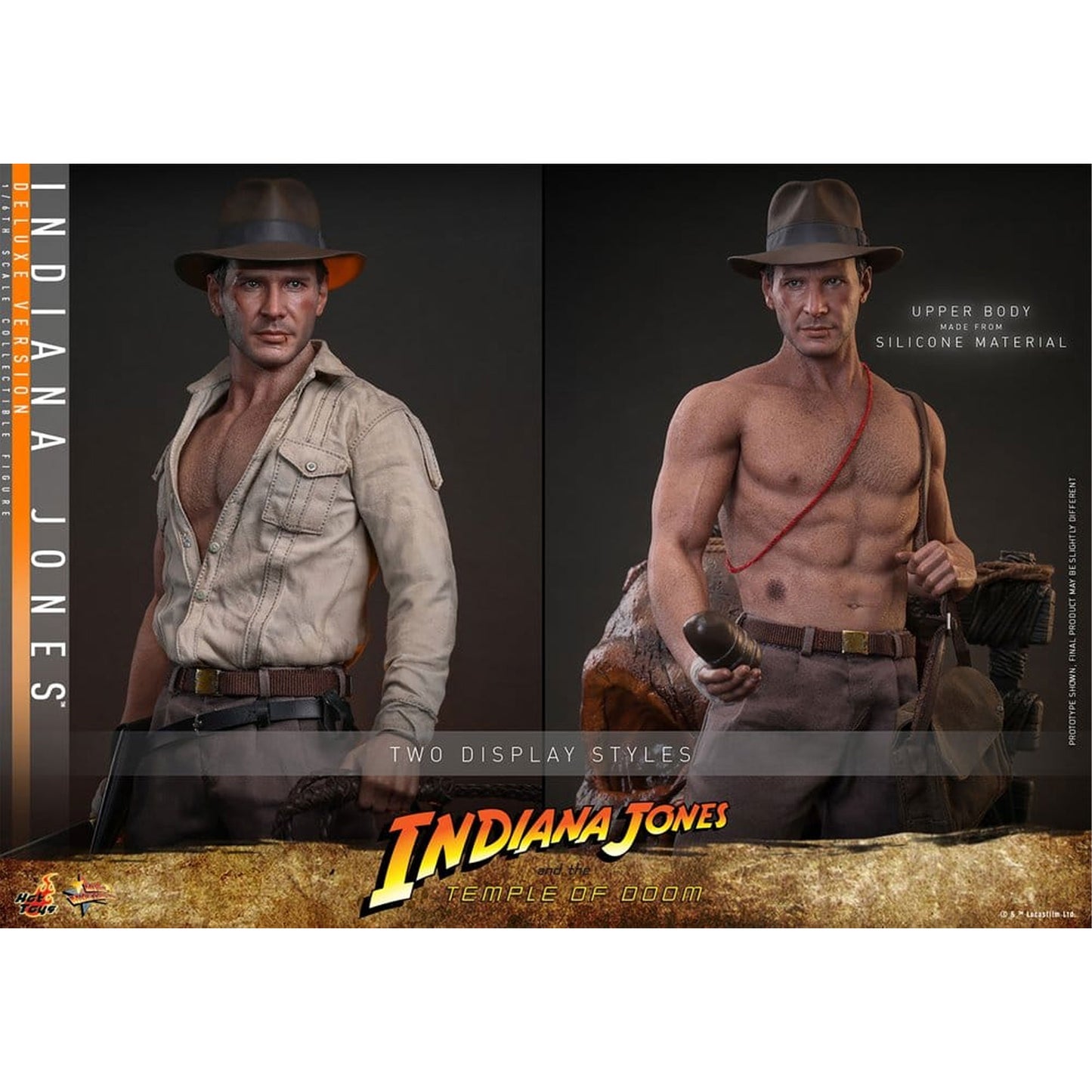 Indiana Jones Movie Masterpiece 1/6 Indiana Jones (Deluxe Version) -Action Figure