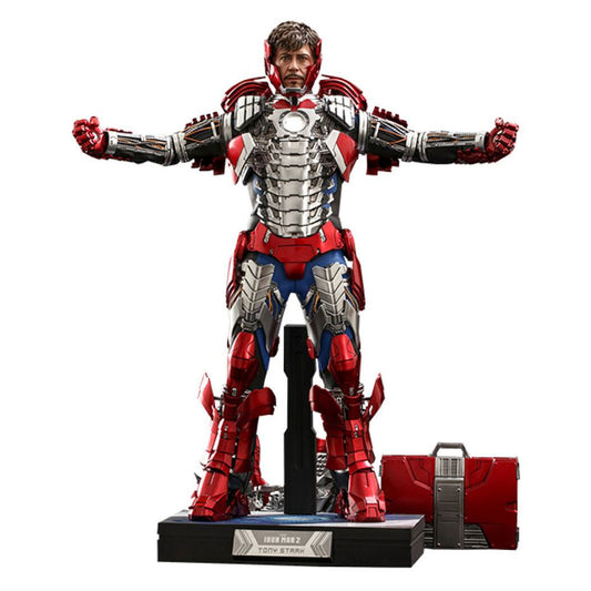 Iron Man 2 Movie Masterpiece 1/6 Tony Stark (Mark V Suit Up Version) Deluxe