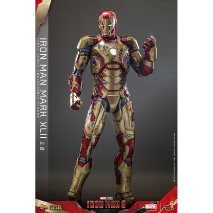Iron Man 3 Movie Masterpiece Diecast 1/6 Iron Man Mark XLII (2.0) -Action Figuuri