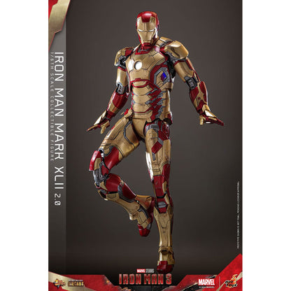 Iron Man 3 Movie Masterpiece Diecast 1/6 Iron Man Mark XLII (2.0) -Action Figuuri