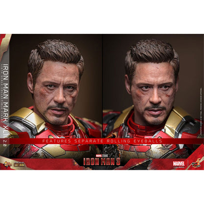Iron Man 3 Movie Masterpiece Diecast 1/6 Iron Man Mark XLII (2.0) -Action Figuuri