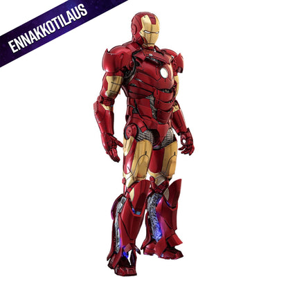 Iron Man Movie Masterpiece Diecast 1/6 Iron Man Mark III (Armor Suit Up Version) -Action Figuuri