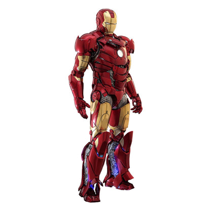 Iron Man Movie Masterpiece Diecast 1/6 Iron Man Mark III (Armor Suit Up Version) -Action Figuuri