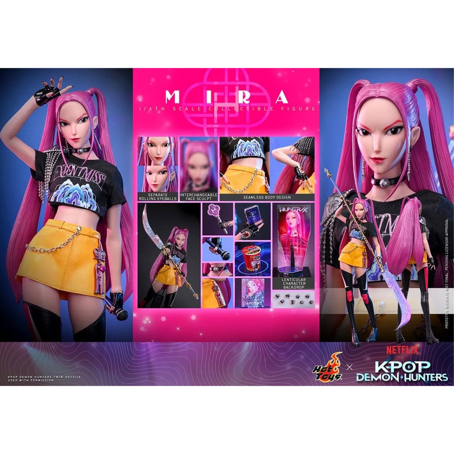 KPop Demon Hunters 1/6 Mira -Action Figure