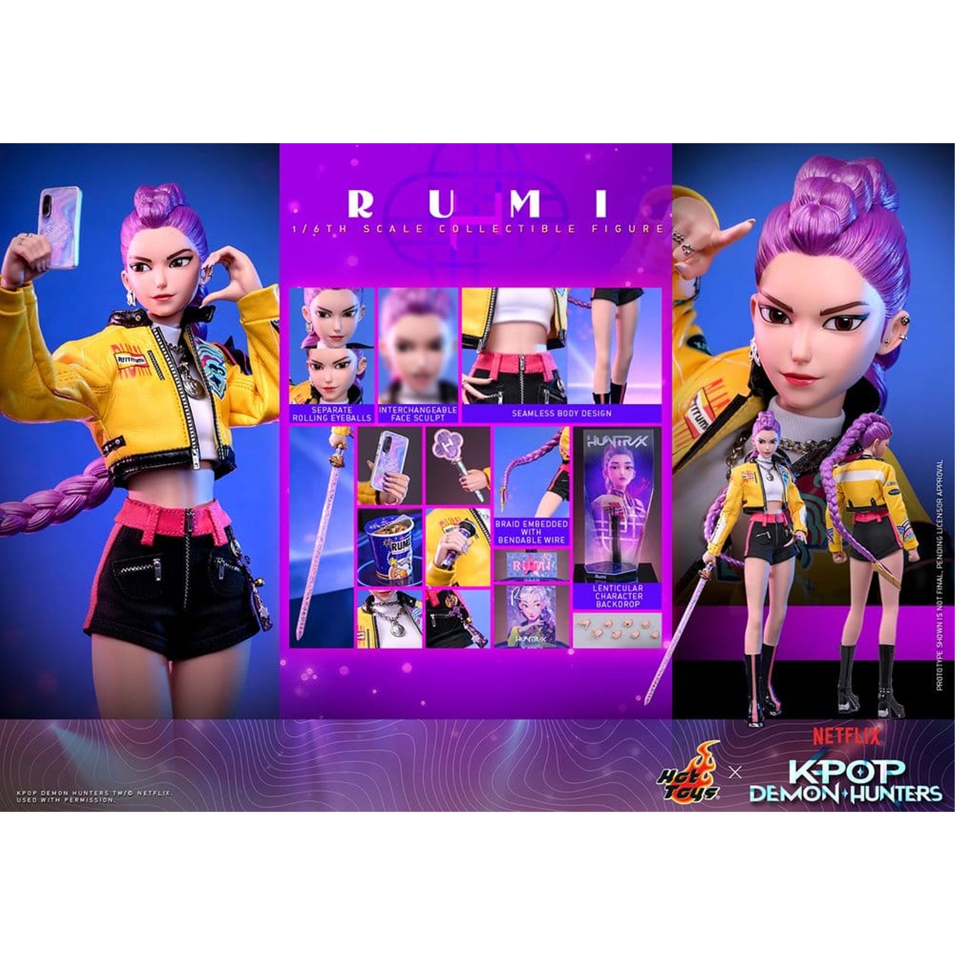 KPop Demon Hunters 1/6 Rumi -Action Figure