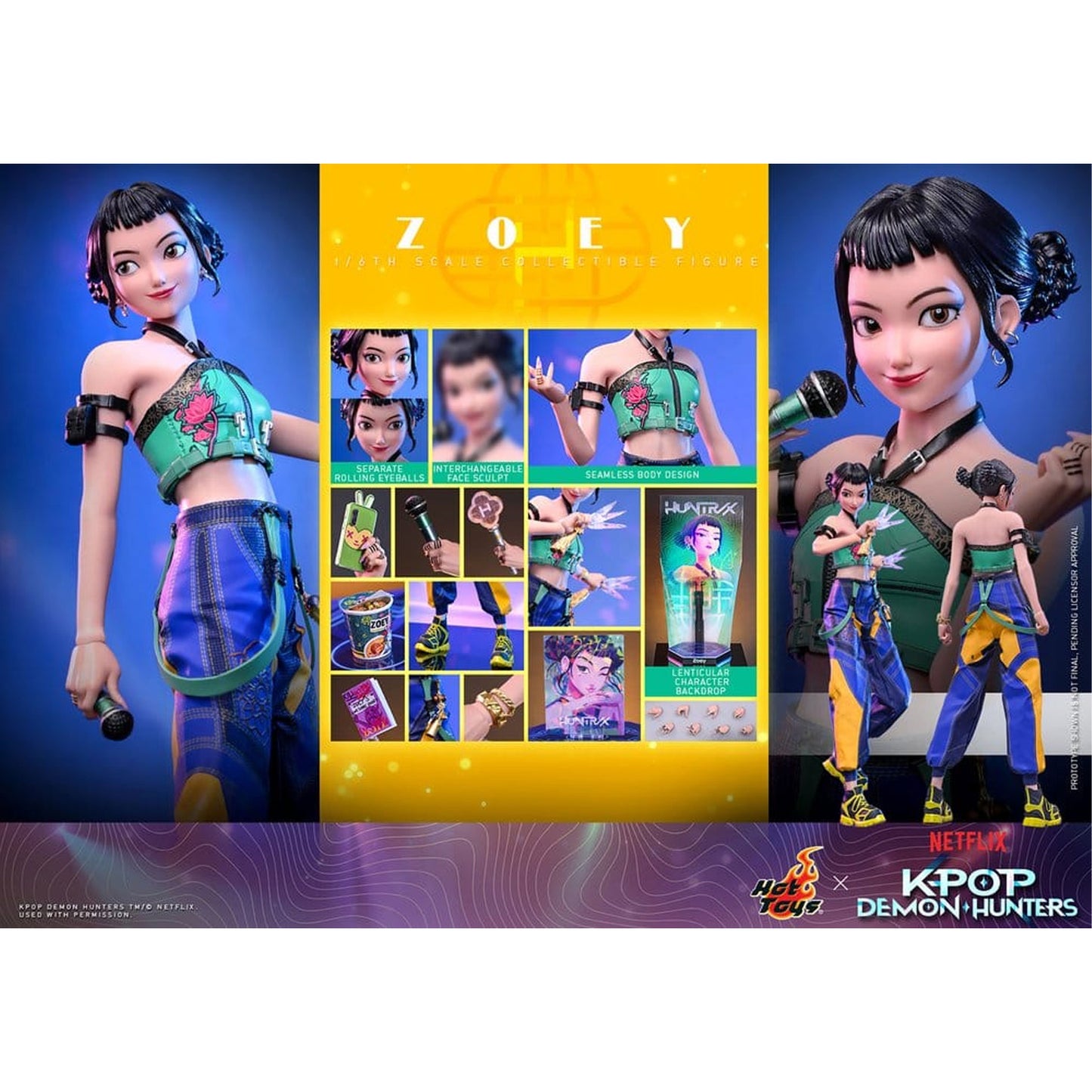 KPop Demon Hunters 1/6 Zoey -Action Figure
