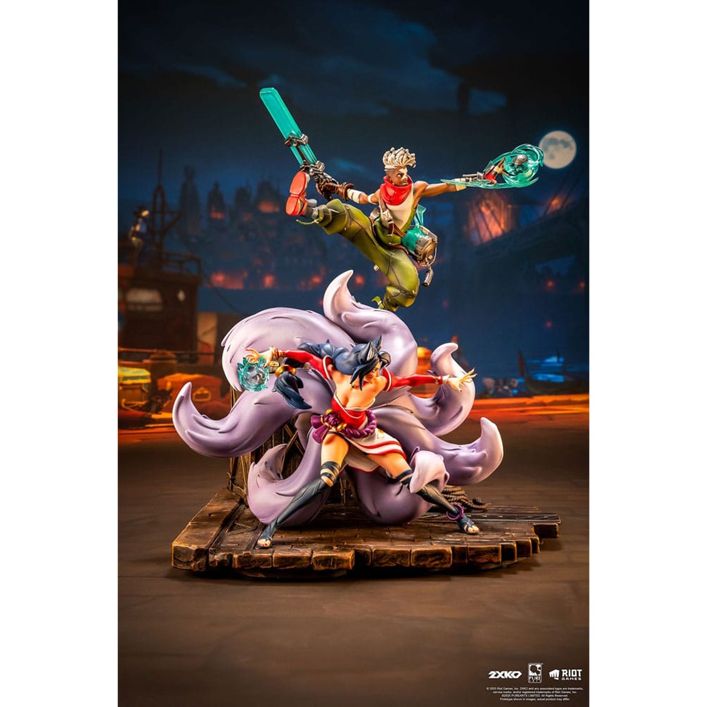 League-of-Legends-Statue--2XKO-Ekko-_-Ahri-Diorama-30-cm_animekauppa_Anigen-Figuuri