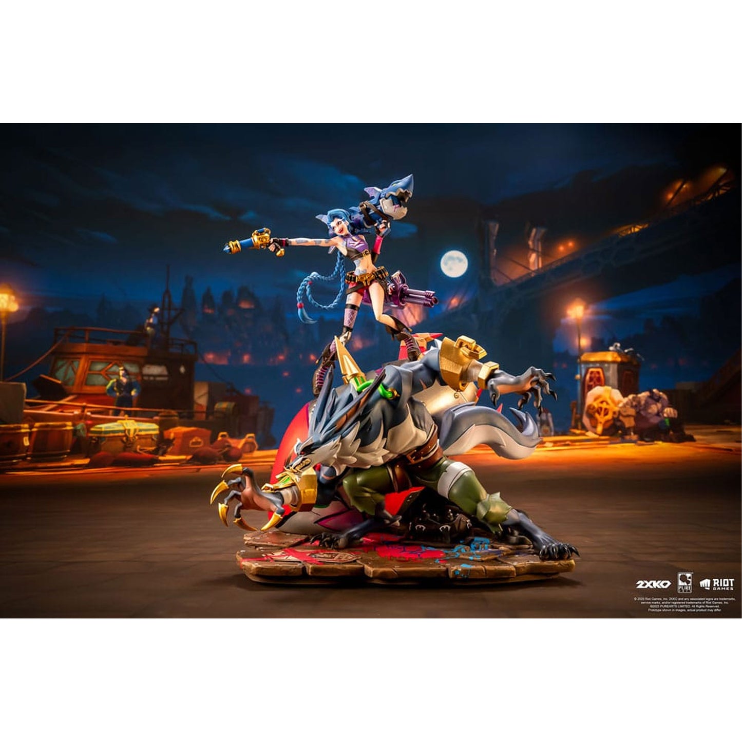 League-of-Legends-Statue-2XKO-Jinx-_-Warwick-Diorama-37-cm_animekauppa_Anigen -Figuuri