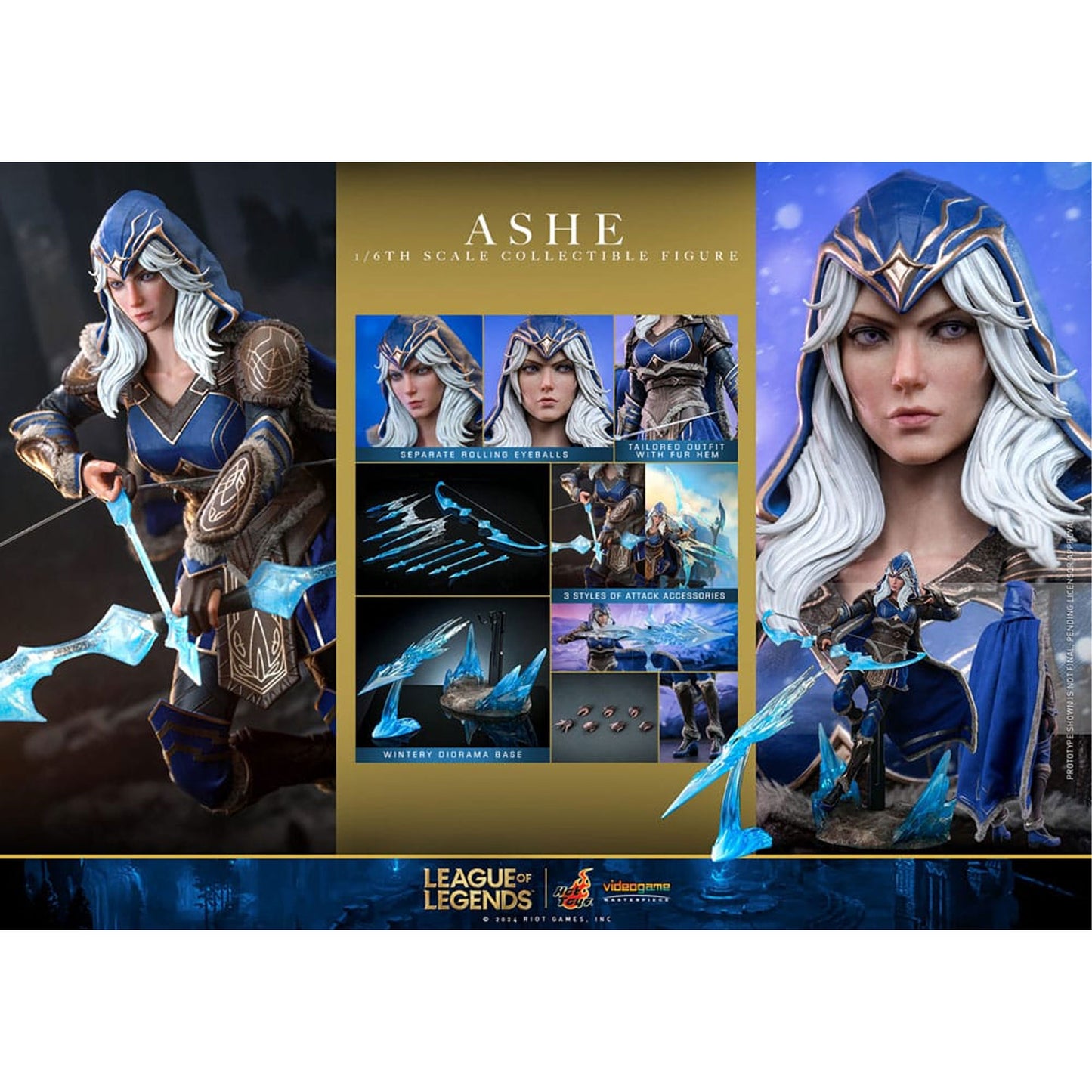 League of Legends Video Game Masterpiece 1/6 Ashe