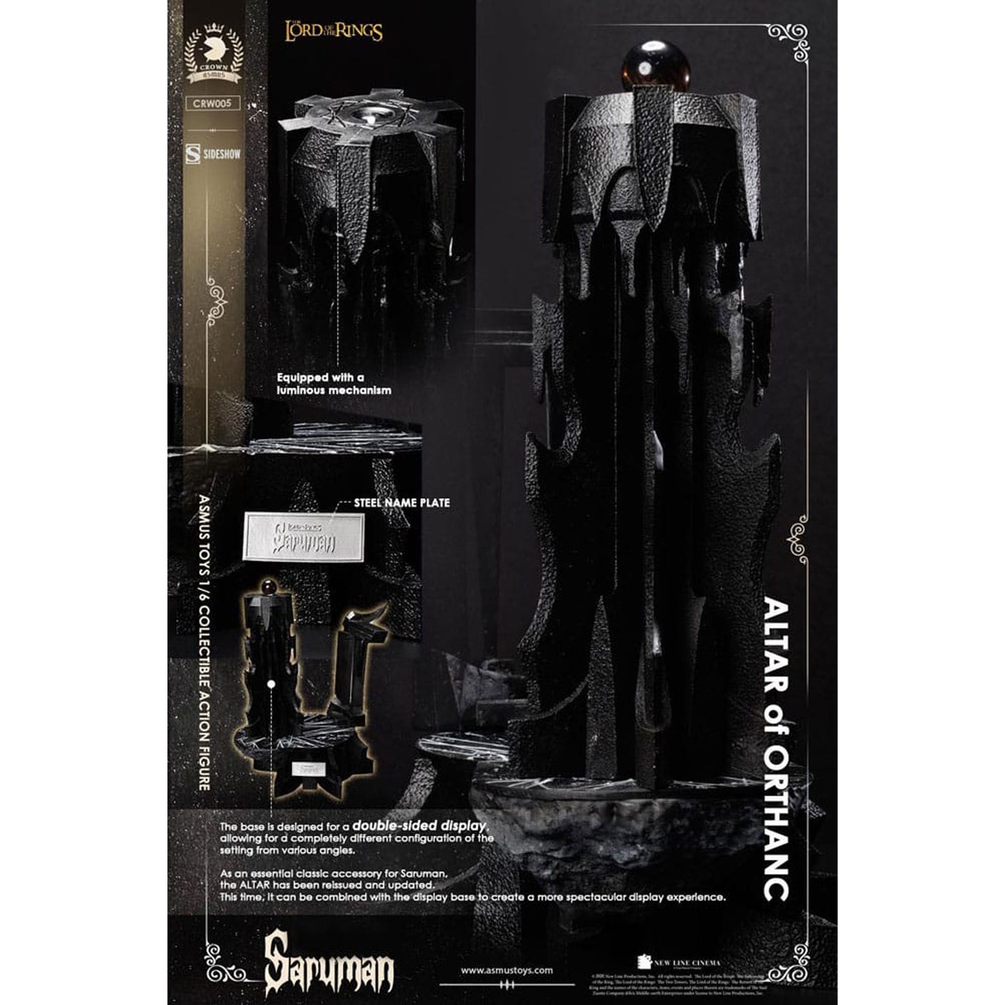 Lord of the Rings Action Figure 1/6 Saruman