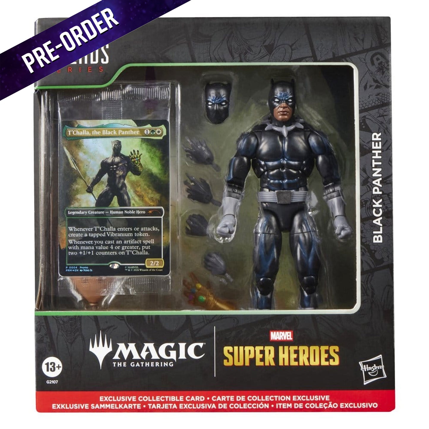 Magic The Gathering: Marvel Super Heroes Marvel Legends Black Panther -Action Figure