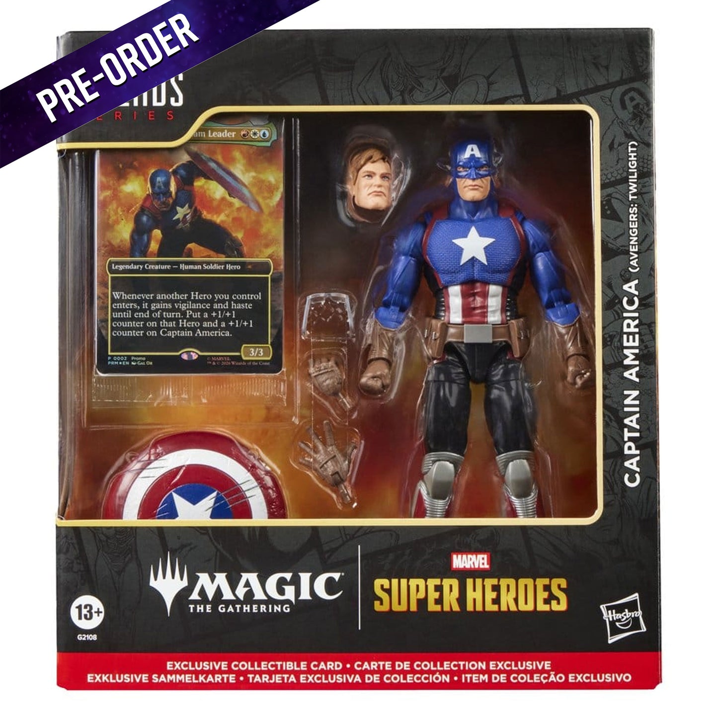 Magic The Gathering: Marvel Super Heroes Marvel Legends Captain America (Avengers: Twilight) -Action Figure