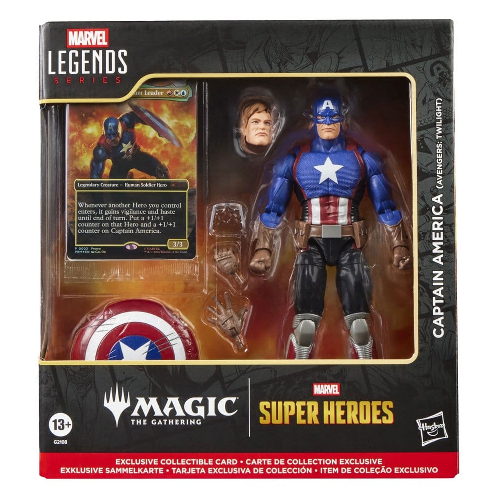 Magic The Gathering: Marvel Super Heroes Marvel Legends Captain America (Avengers: Twilight) -Action Figure