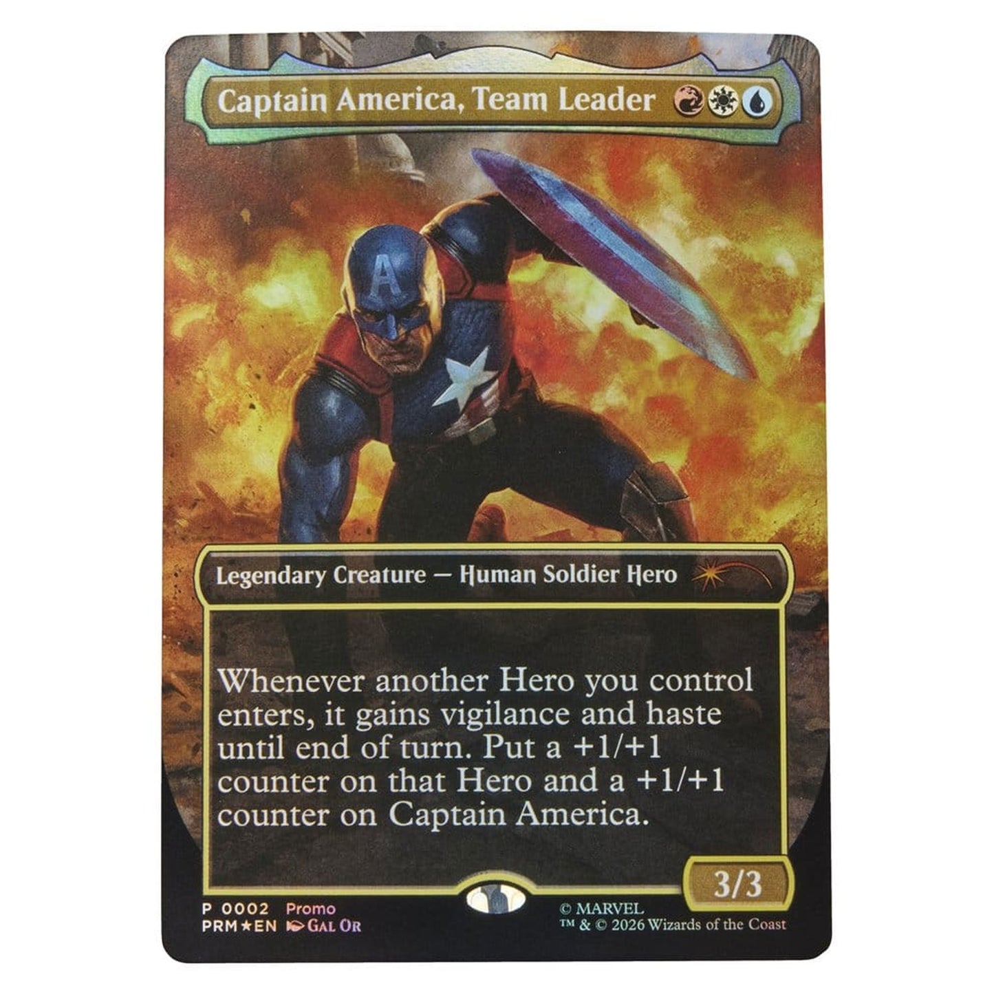 Magic The Gathering: Marvel Super Heroes Marvel Legends Captain America (Avengers: Twilight) -Action Figure