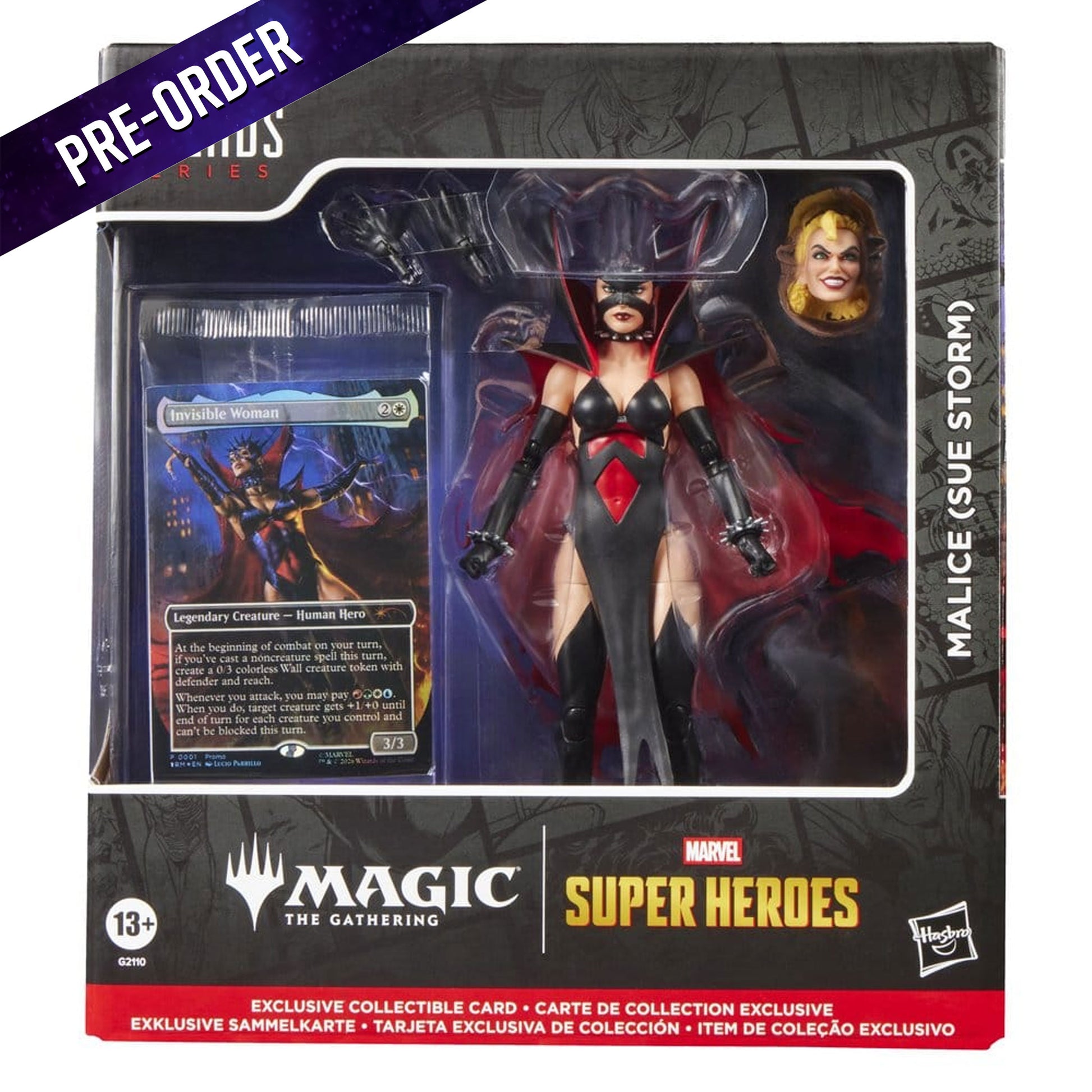 Magic The Gathering: Marvel Super Heroes Marvel Legends Fantastic Four Malice (Sue Storm) -Action Figure