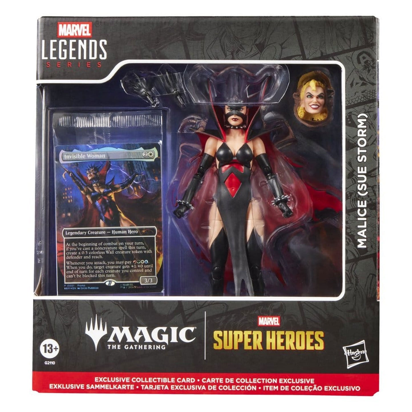 Magic The Gathering: Marvel Super Heroes Marvel Legends Fantastic Four Malice (Sue Storm) -Action Figure