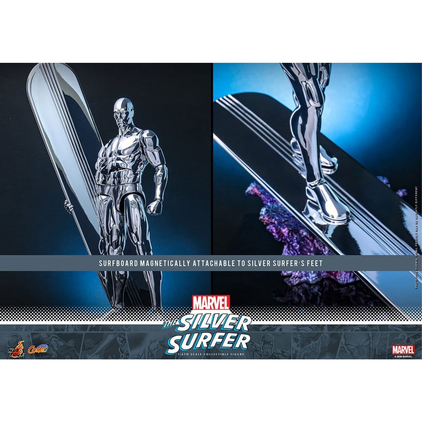 Marvel 1/6 Silver Surfer Action Figure