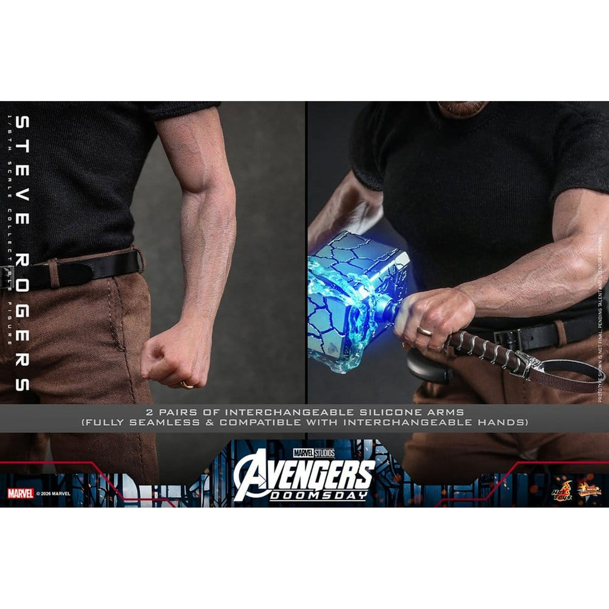 Marvel Avengers: Doomsday Movie Masterpiece 1/6 Steve Rogers -Action Figure