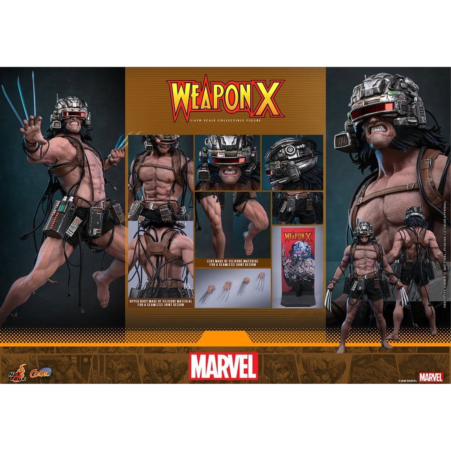 Marvel Comic Masterpiece 1/6 Weapon X -Action Figure