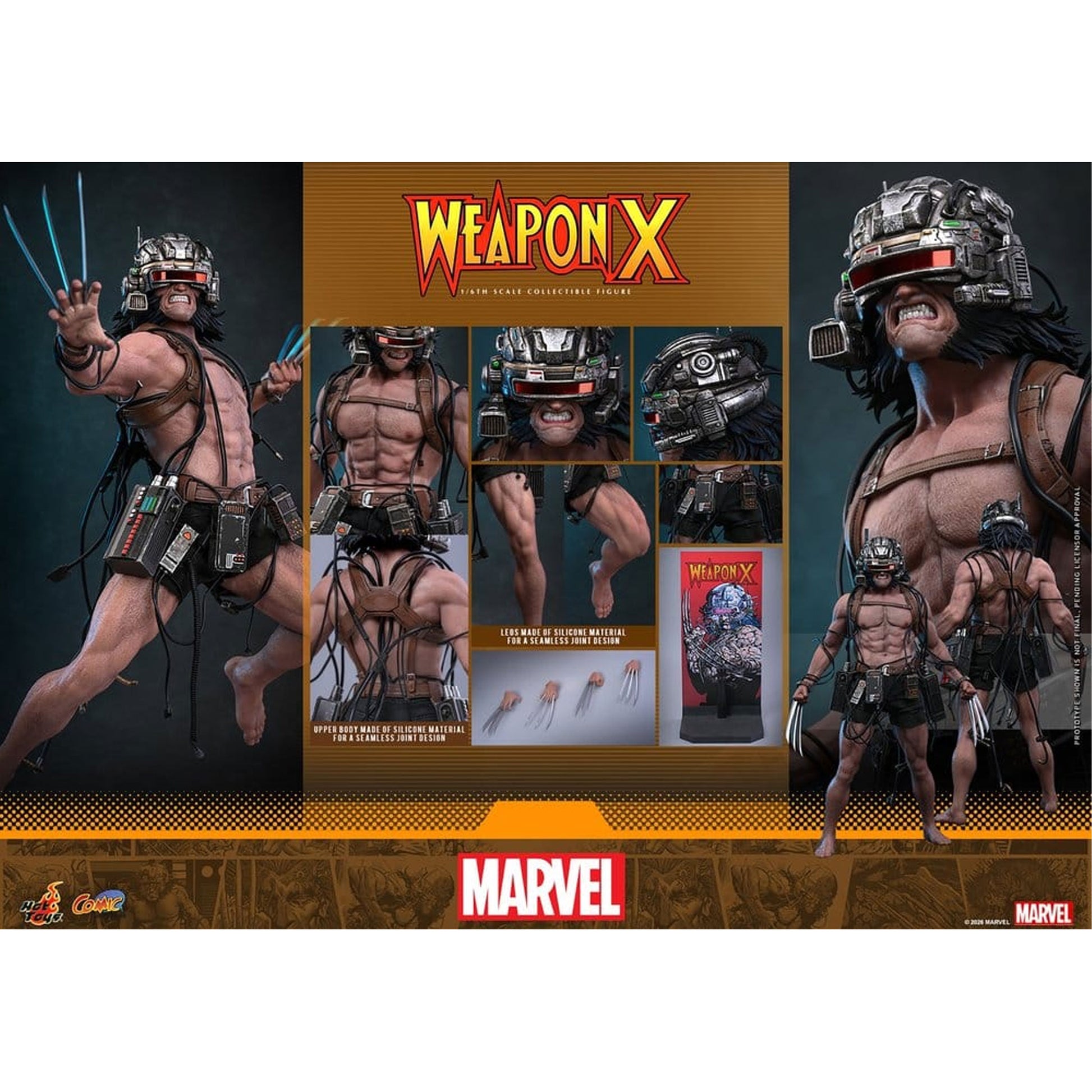 Marvel Comic Masterpiece 1/6 Weapon X -Action Figure