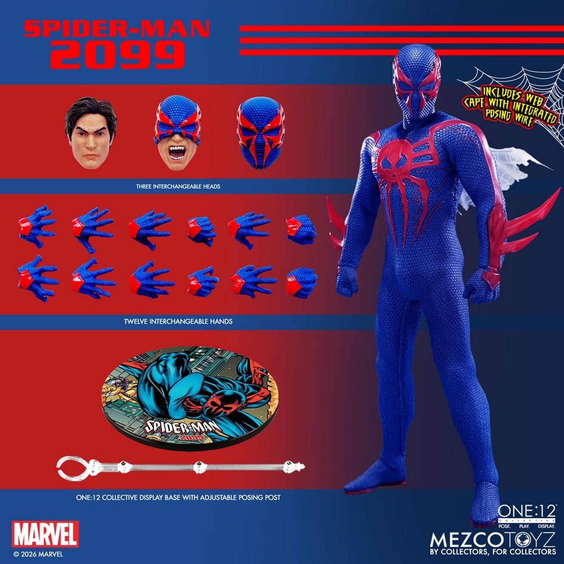 Marvel Comics One:12 Collective 1/12 Spider-Man 2099 -Action Figure 