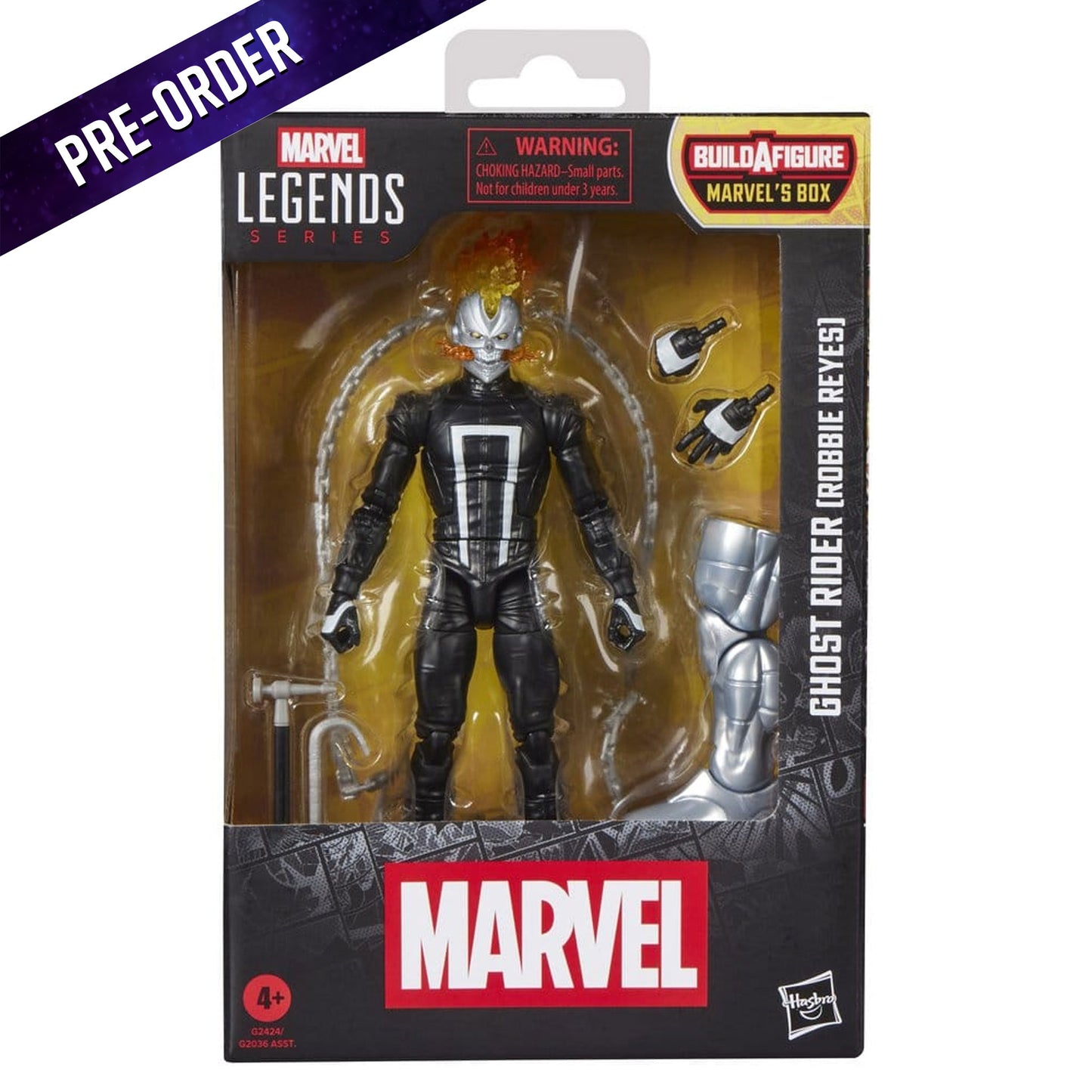 Marvel Legends Ghost Rider (Robbie Reyes) (BAF: Marvel's Box) -Action Figure