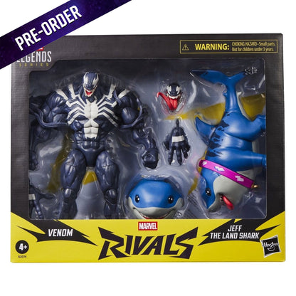Marvel Rivals Marvel Legends 2-Pack Venom & Jeff the Land Shark -Action Figure