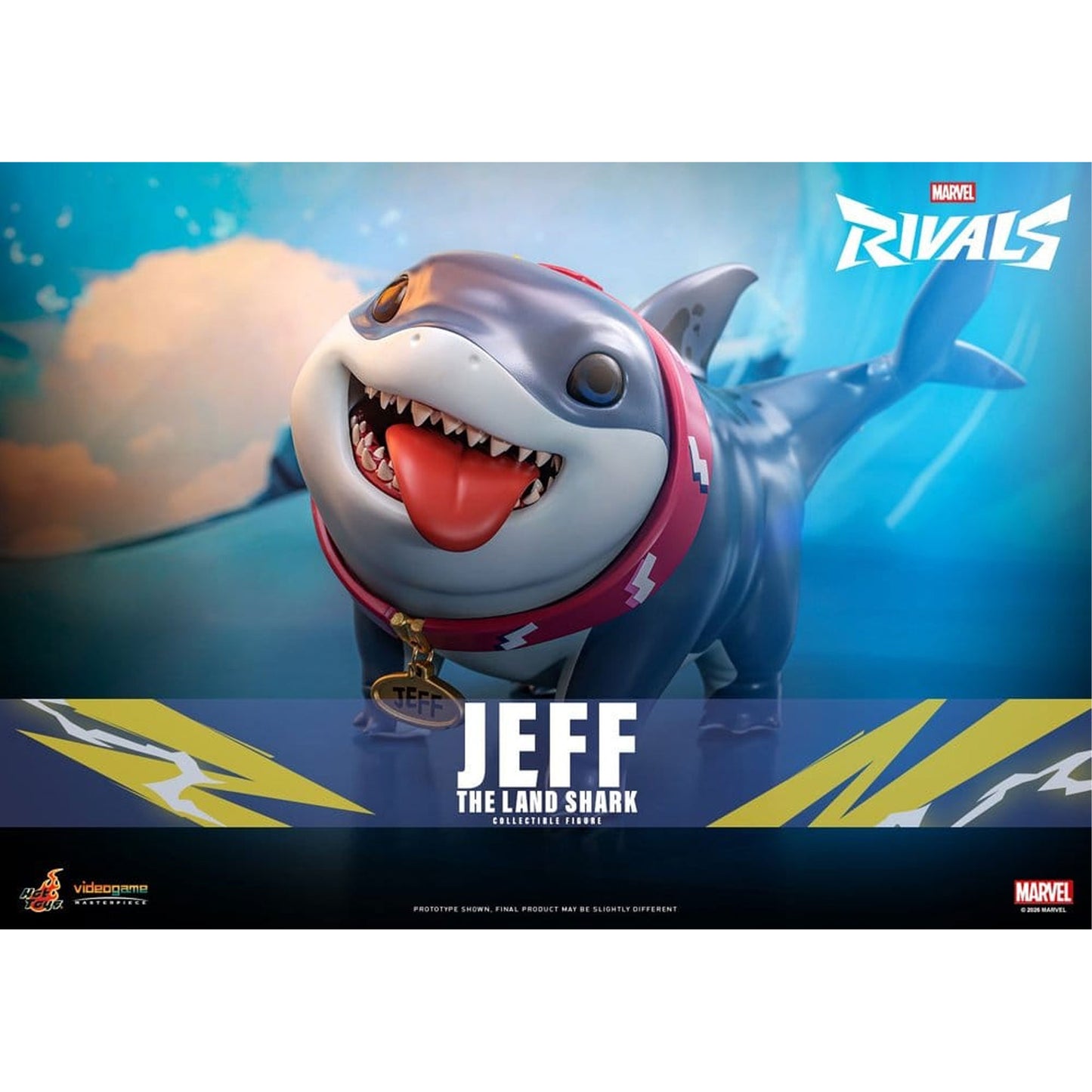 Marvel Rivals Videogame Masterpiece Series Jeff the Land Shark -Action Figure