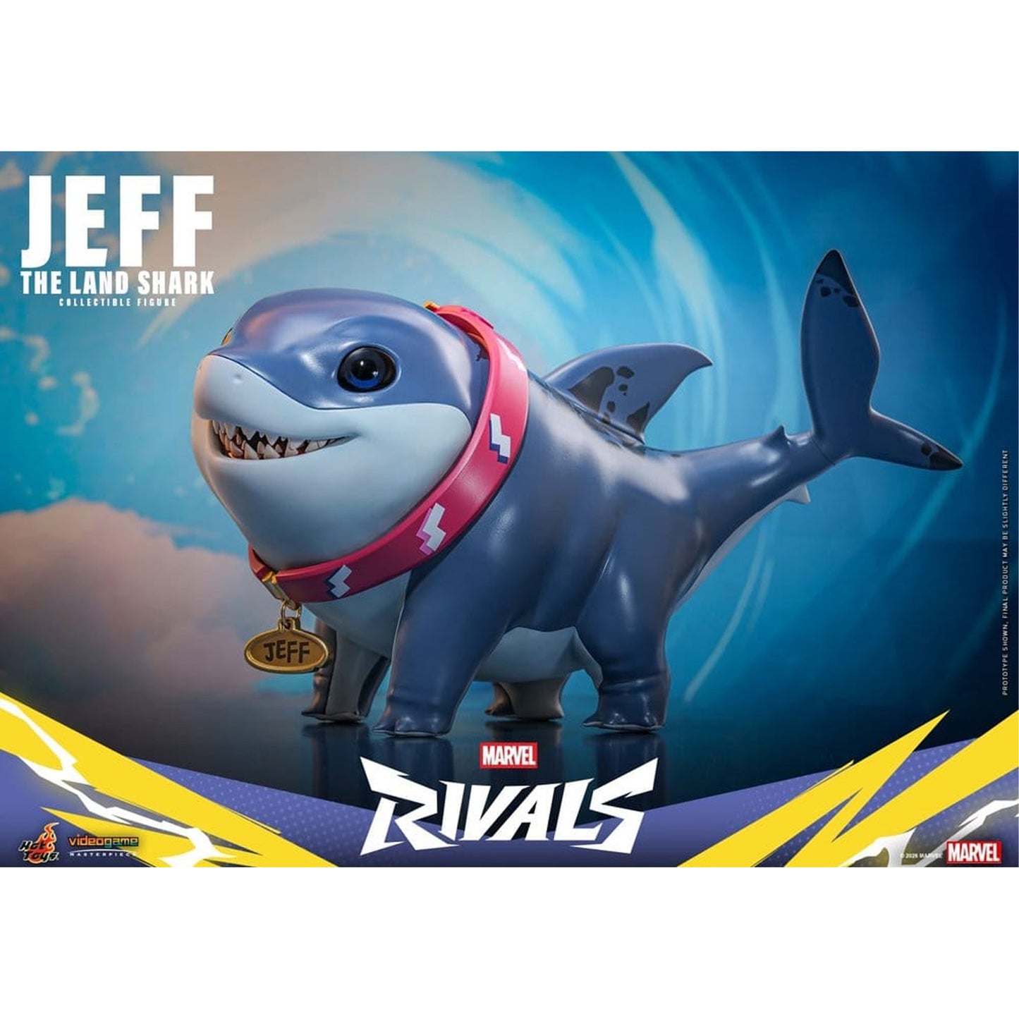 Marvel Rivals Videogame Masterpiece Series Jeff the Land Shark -Action Figure