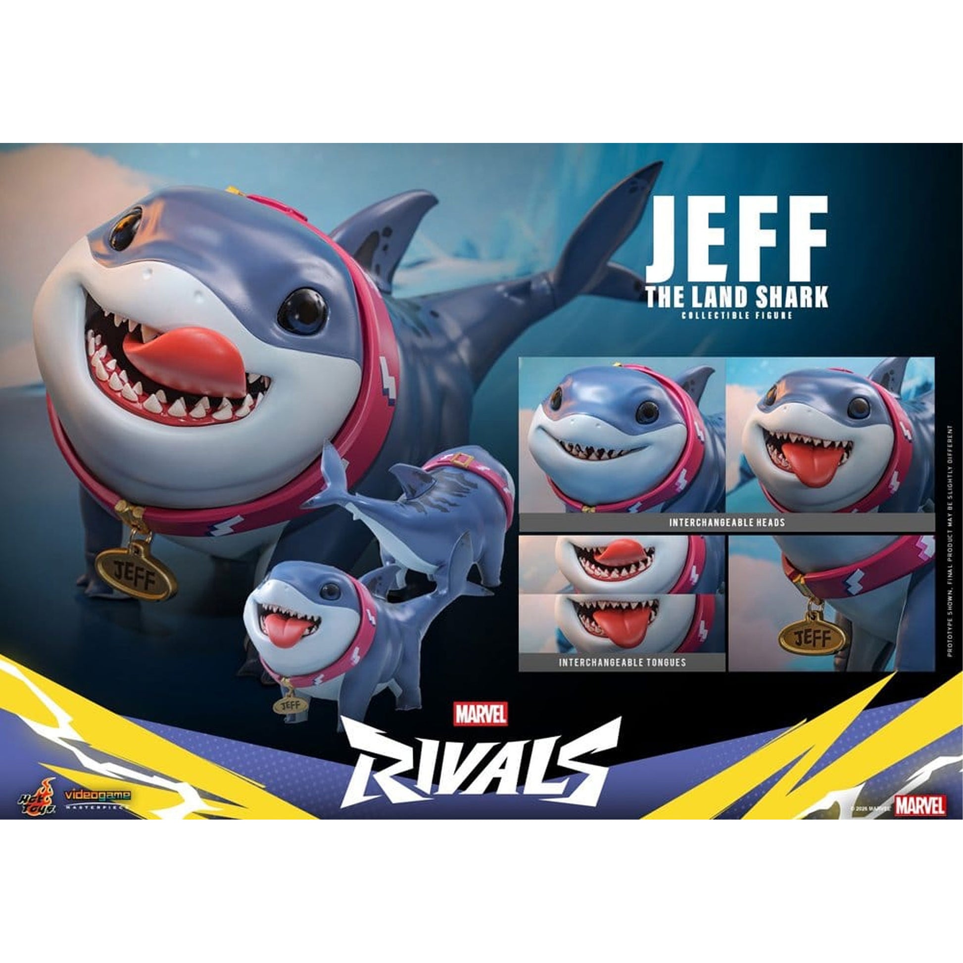 Marvel Rivals Videogame Masterpiece Series Jeff the Land Shark -Action Figure