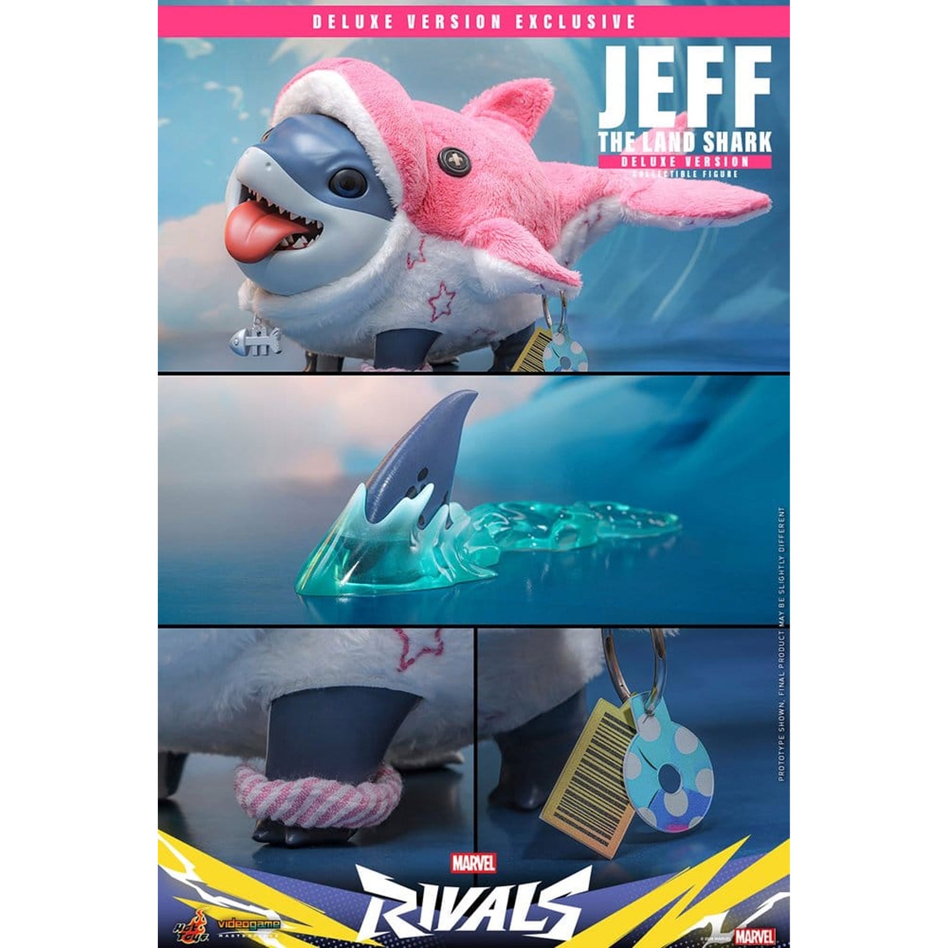 Marvel Rivals Videogame Masterpiece Series Jeff the Land Shark (Deluxe Version) -Action Figure